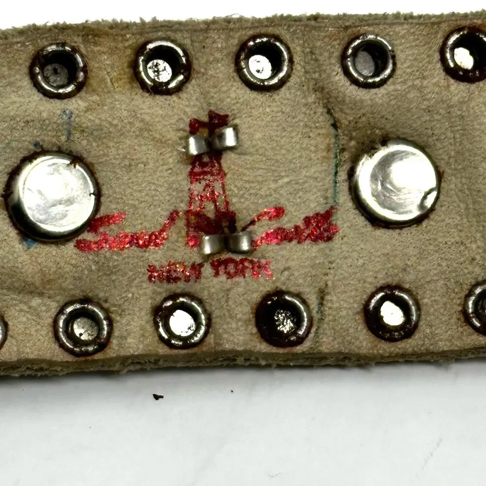 Sand Castle New York Leather Jewel Embellished Belt